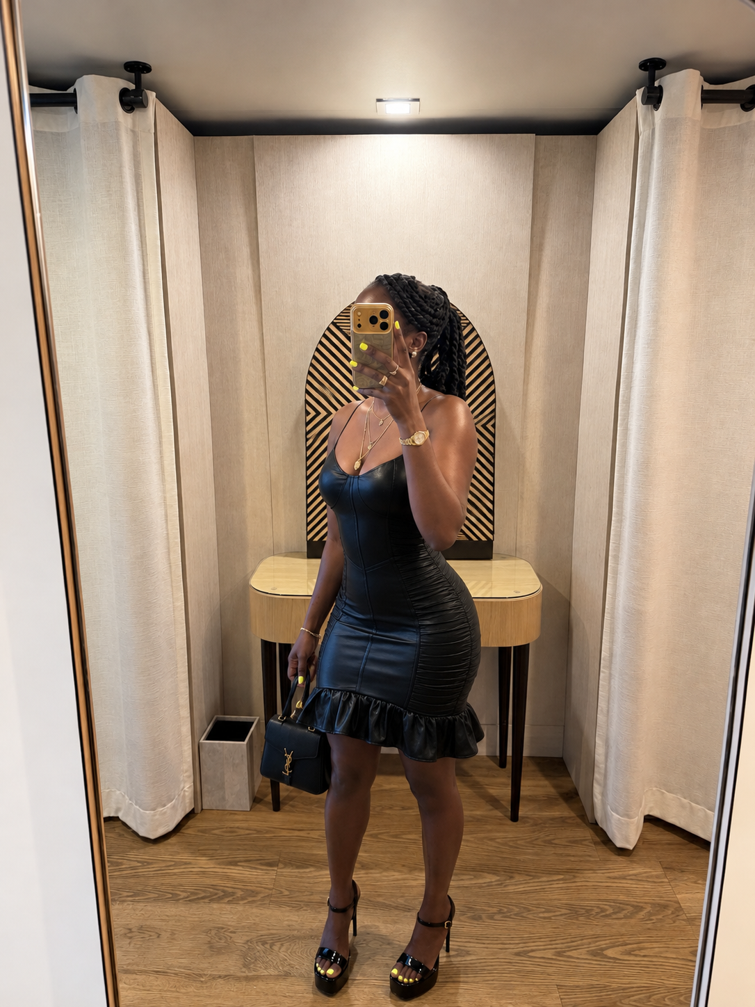 Secret Affair Black - Ruffle/Dress